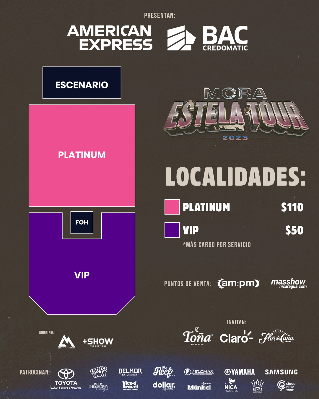 MORA ESTELA TOUR 2023 +shownicaragua